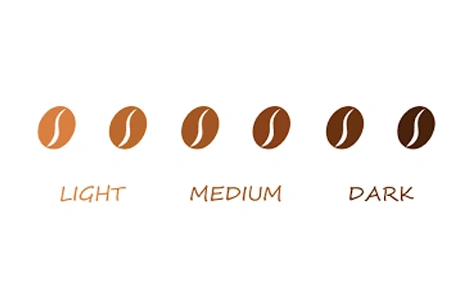 What does the coffee bag’s color reveal about the roastery?